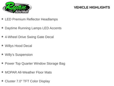 2026 Jeep Wrangler Willys