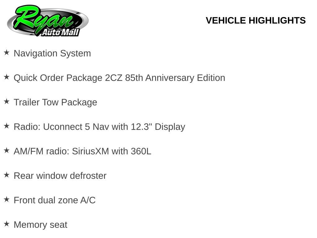 2026 Jeep Grand Cherokee Limited 85th Anniversary Edition