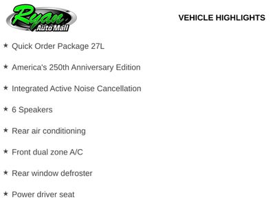 2027 Chrysler Pacifica Select America250 Edition