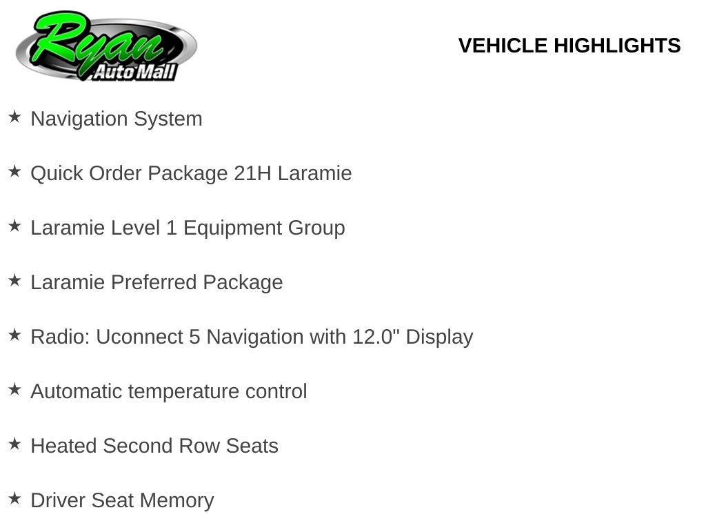 2026 RAM 1500 Laramie