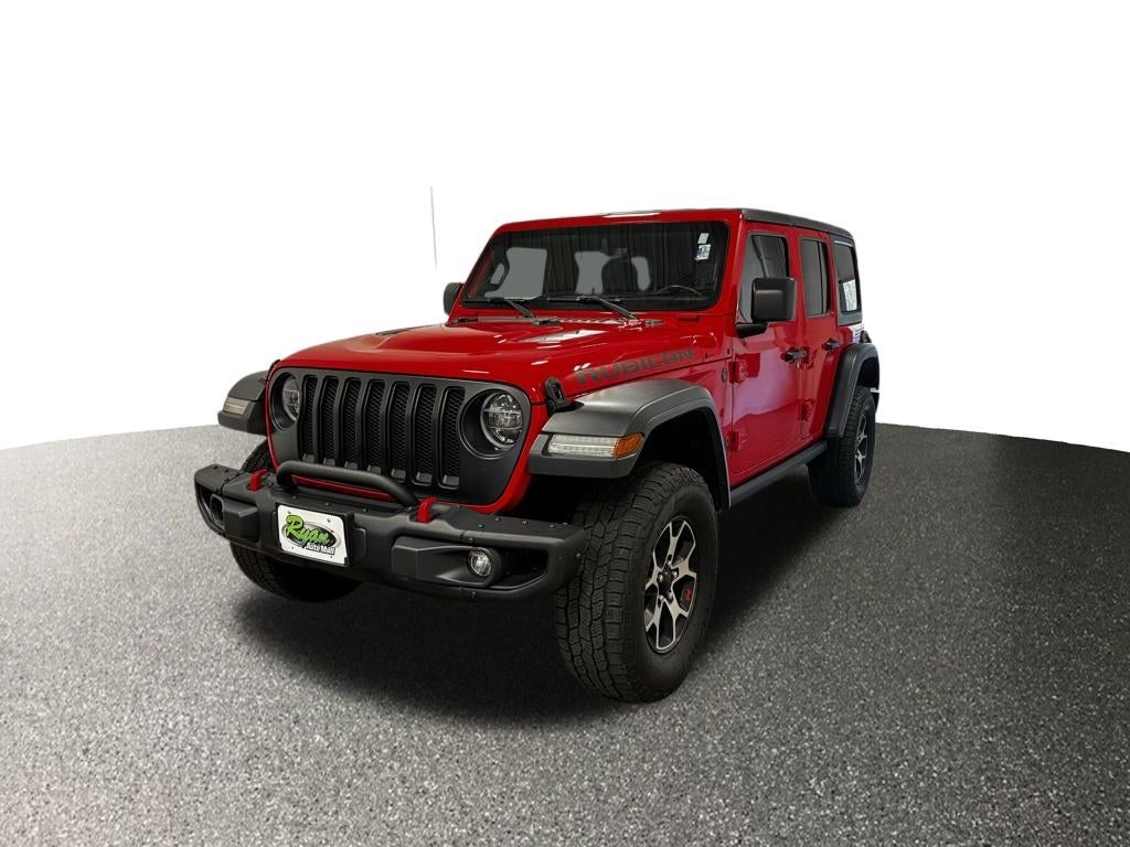 Used 2021 Jeep Wrangler Unlimited Rubicon with VIN 1C4HJXFG9MW500710 for sale in Buffalo, Minnesota