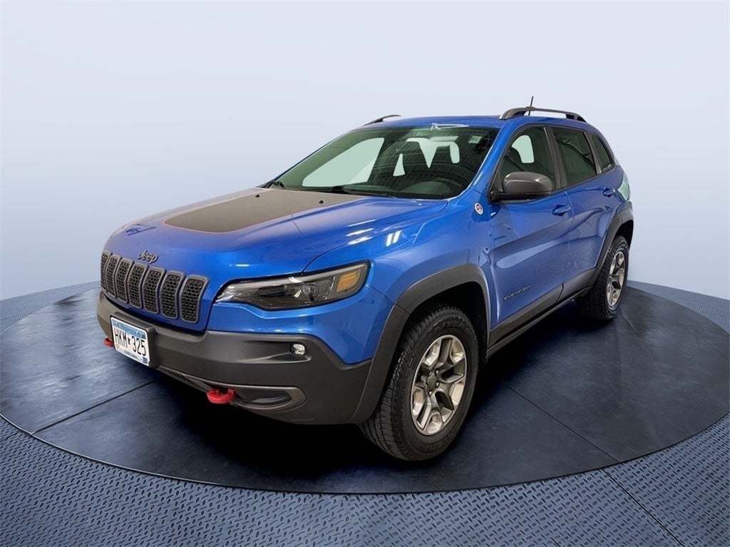 Used 2019 Jeep Cherokee Trailhawk with VIN 1C4PJMBXXKD309676 for sale in Buffalo, Minnesota