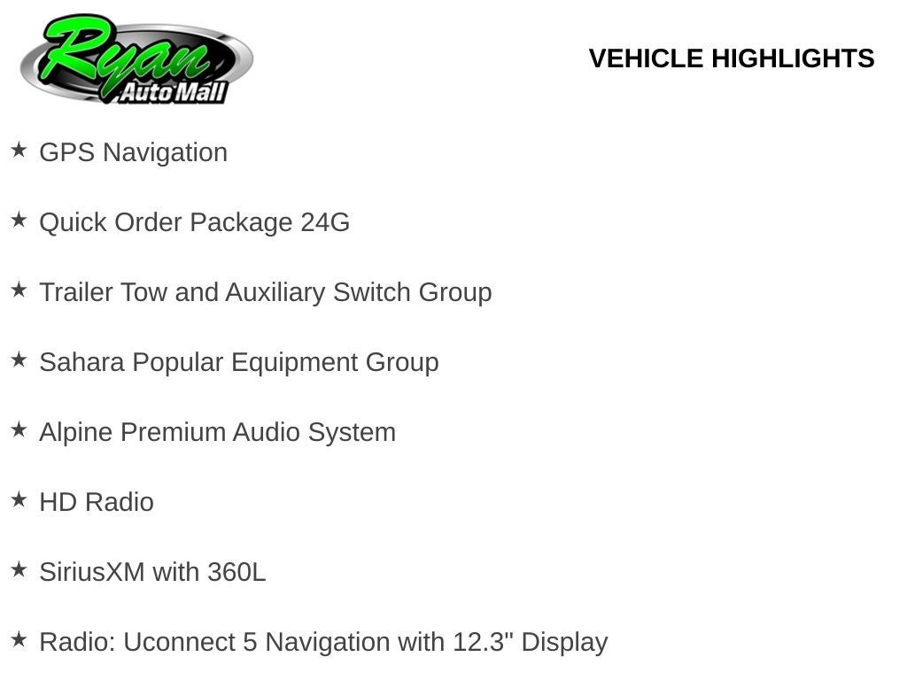2026 Jeep Wrangler Sahara