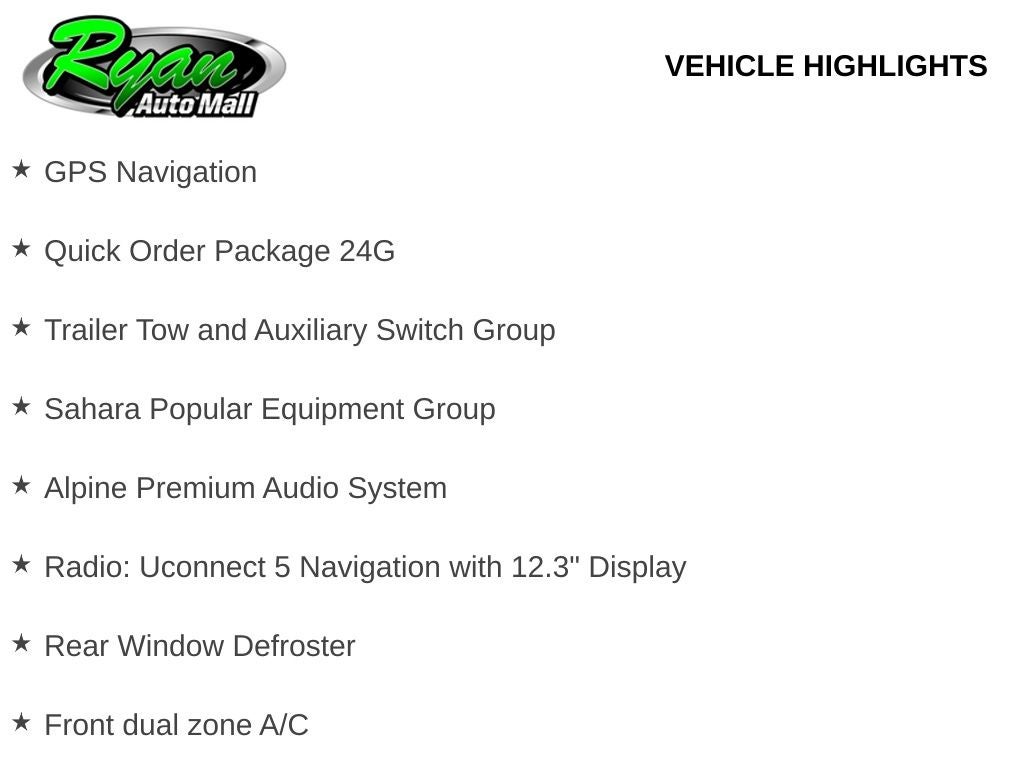 2026 Jeep Wrangler Sahara