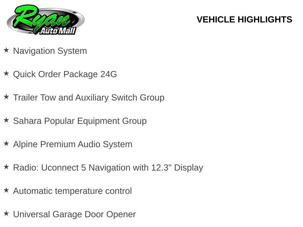 2026 Jeep Wrangler Sahara