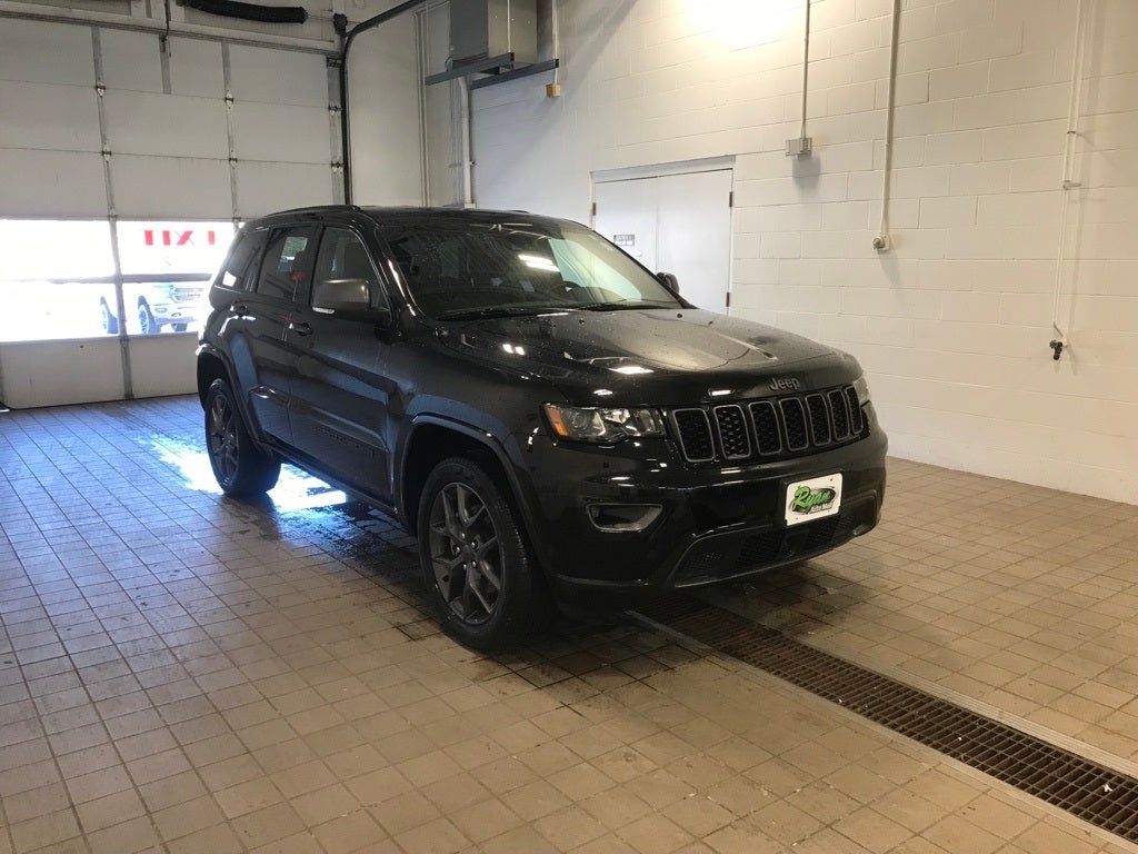 Used 2021 Jeep Grand Cherokee 80th Edition with VIN 1C4RJFBG5MC593098 for sale in Buffalo, Minnesota