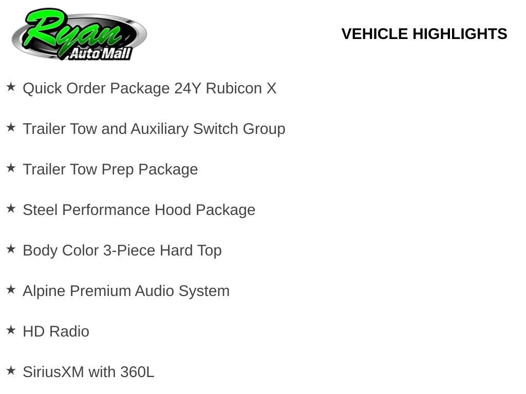 2026 Jeep Wrangler Rubicon X