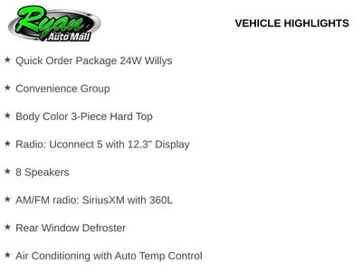 2026 Jeep Gladiator Willys