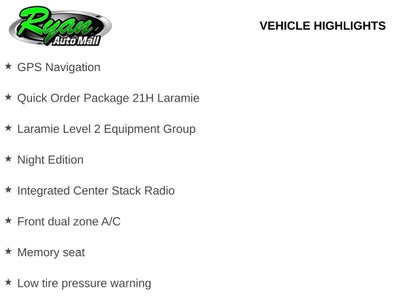 2026 RAM 1500 Laramie