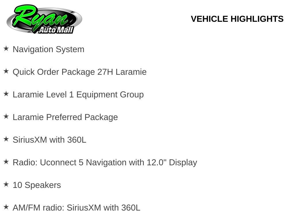 2026 RAM 1500 Laramie