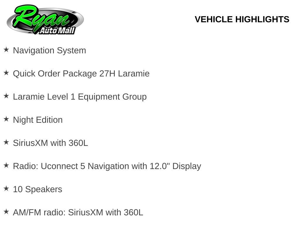 2026 RAM 1500 Laramie