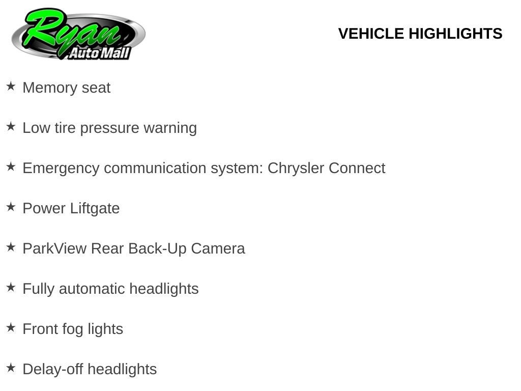 2026 Chrysler Pacifica Select