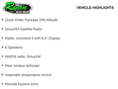 2026 Jeep Compass Altitude Special Edition