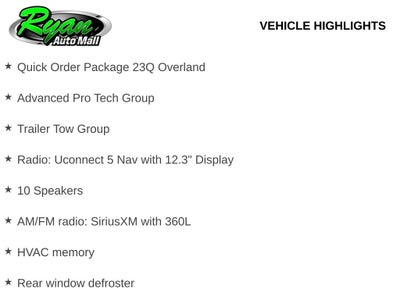2026 Jeep Cherokee Overland