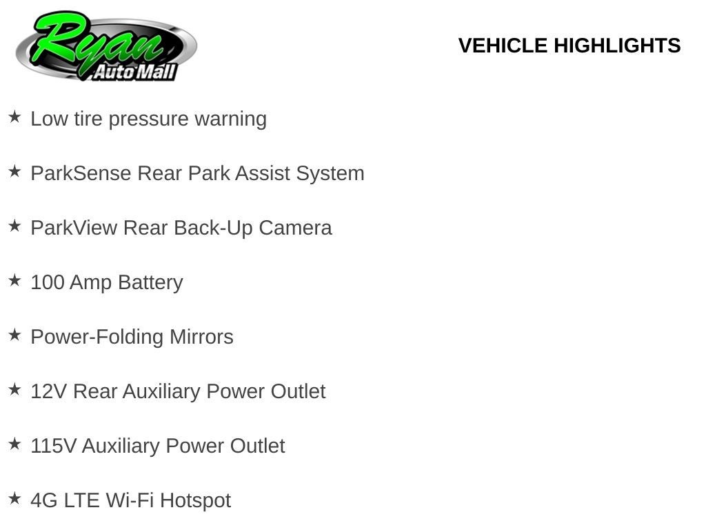 2026 RAM ProMaster 2500 High Roof