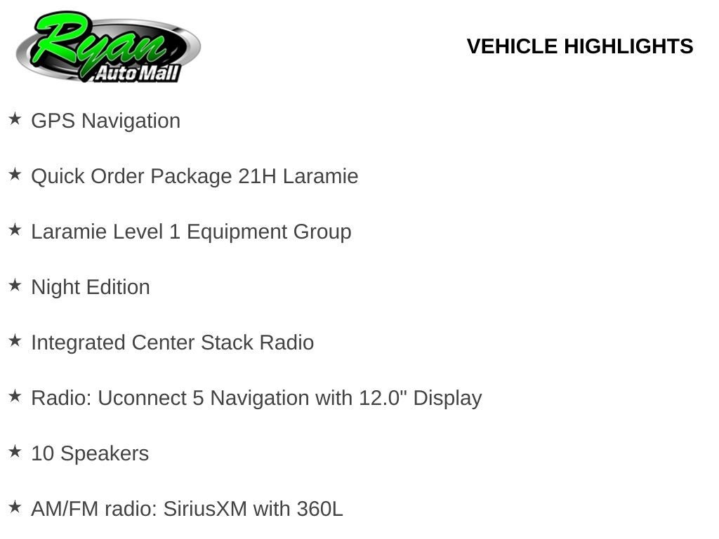 2026 RAM 1500 Laramie