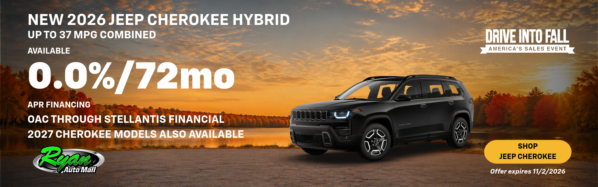 Ryan Auto Mall's Jeep Cherokee Inventory