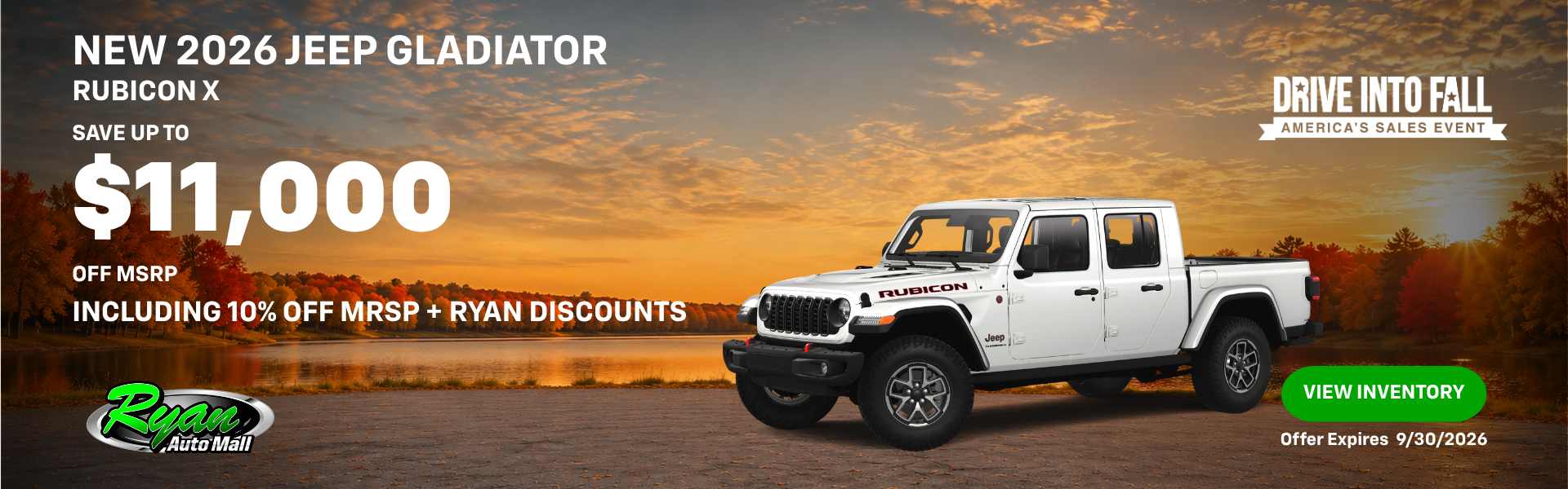 Ryan Auto Mall's Jeep Gladiator Inventory