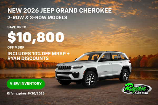 Ryan Auto Mall’s New Jeep Grand Cherokee Inventory