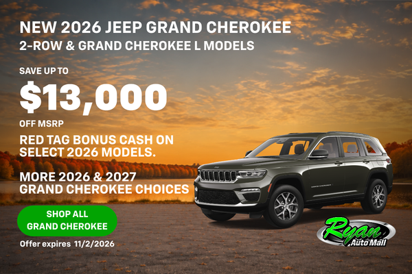 Ryan Auto Mall’s New Jeep Grand Cherokee Inventory