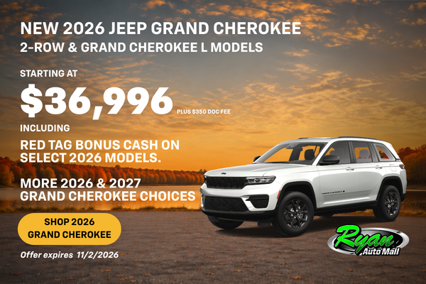 Ryan Auto Mall’s New Jeep Grand Cherokee Inventory