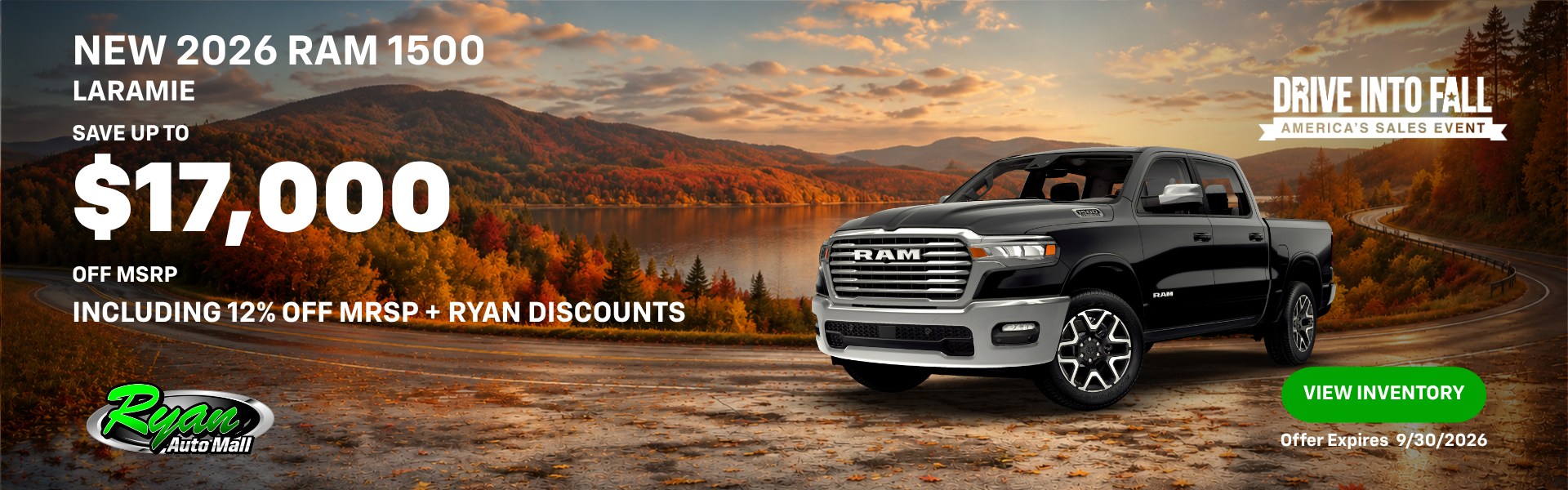 Ryan Auto Mall’s New Ram 1500 Laramie Inventory