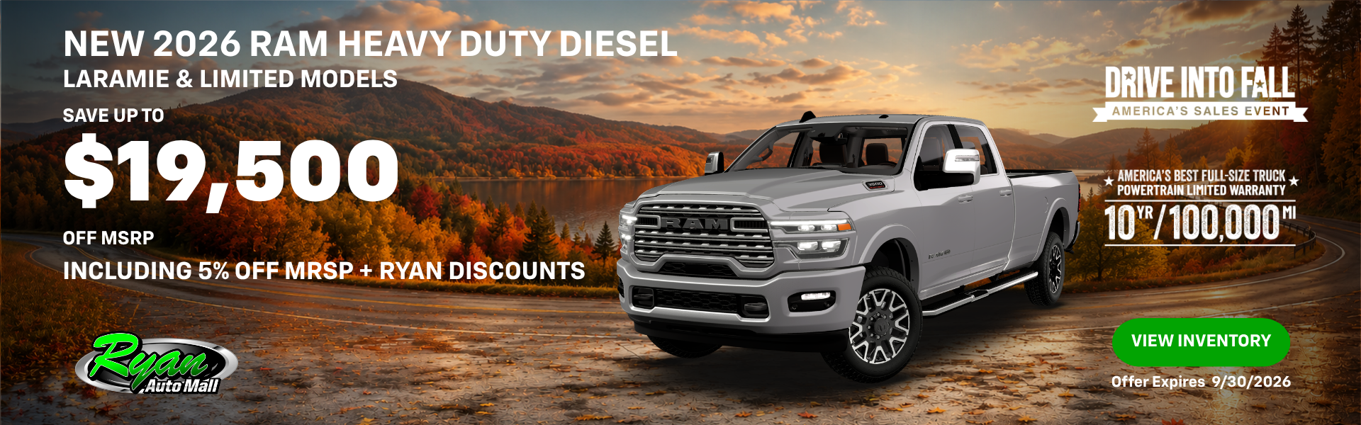 Ryan Auto Mall’s New Commercial Inventory