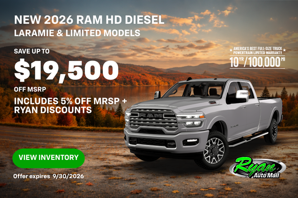 Ryan Auto Mall’s New Commercial Inventory