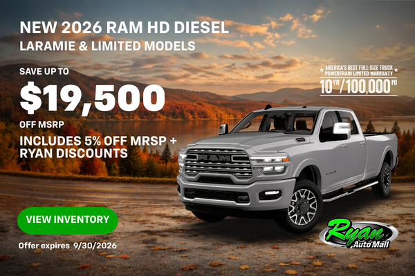 Ryan Auto Mall’s New Commercial Inventory