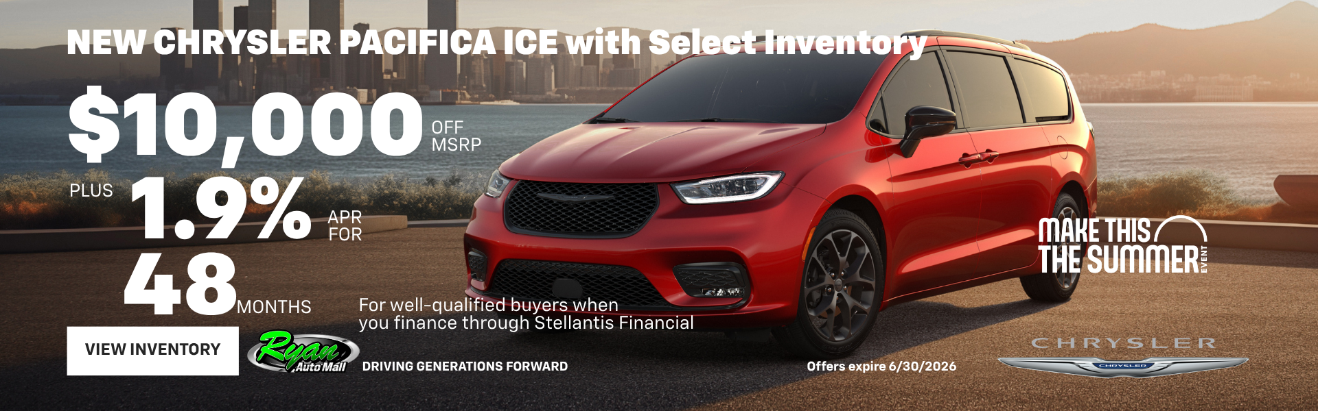 Ryan Auto Mall’s New Chrysler Select Inventory