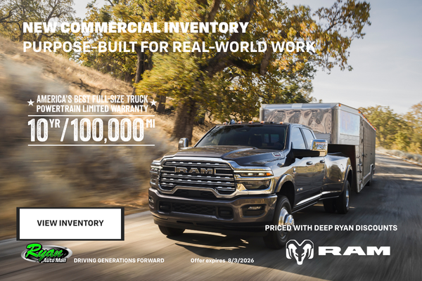Ryan Auto Mall’s New Commercial Inventory