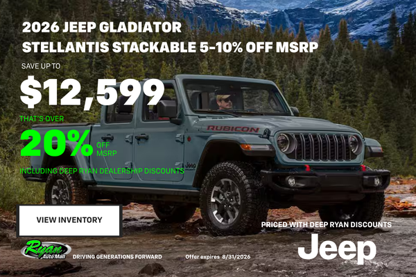 Ryan Auto Mall's Jeep Gladiator Inventory