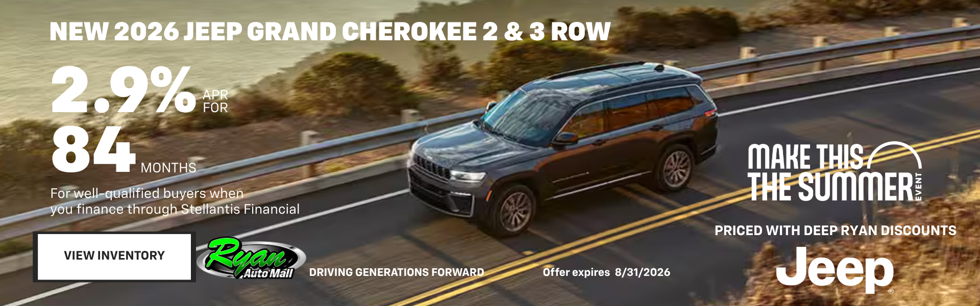 Ryan Auto Mall’s New Jeep Grand Cherokee Inventory