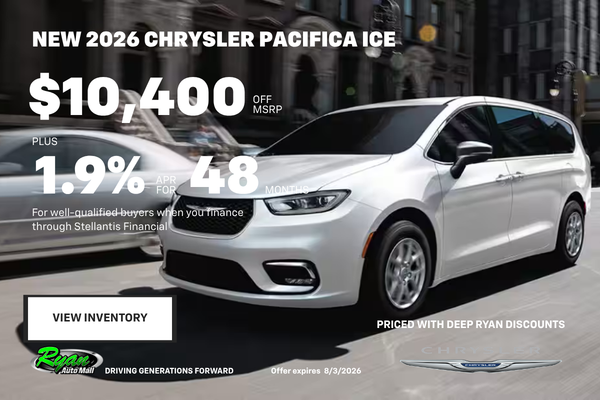 Ryan Auto Mall’s New Chrysler Select Inventory