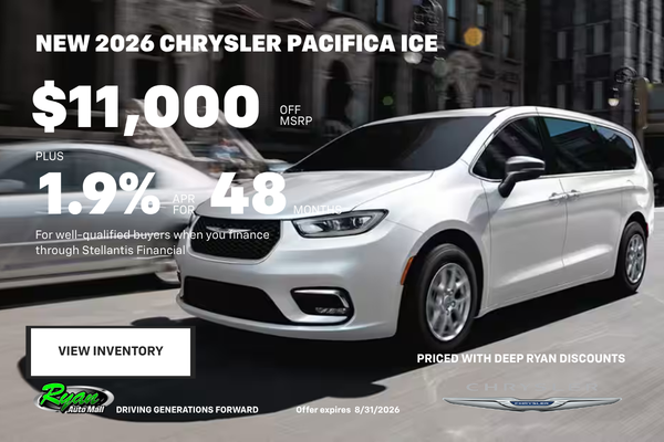 Ryan Auto Mall’s New Chrysler Select Inventory