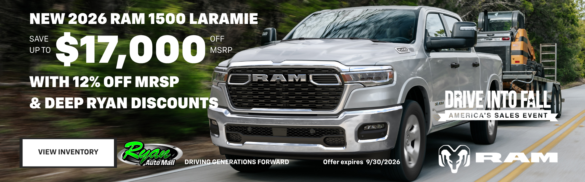 Ryan Auto Mall’s New Ram 1500 Laramie Inventory