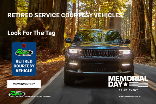 Ryan Auto Mall’s Retired Service Vehicle Inventory