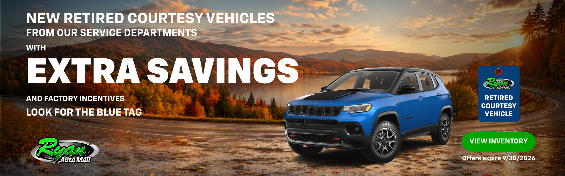 Ryan Auto Mall’s Retired Service Vehicle Inventory