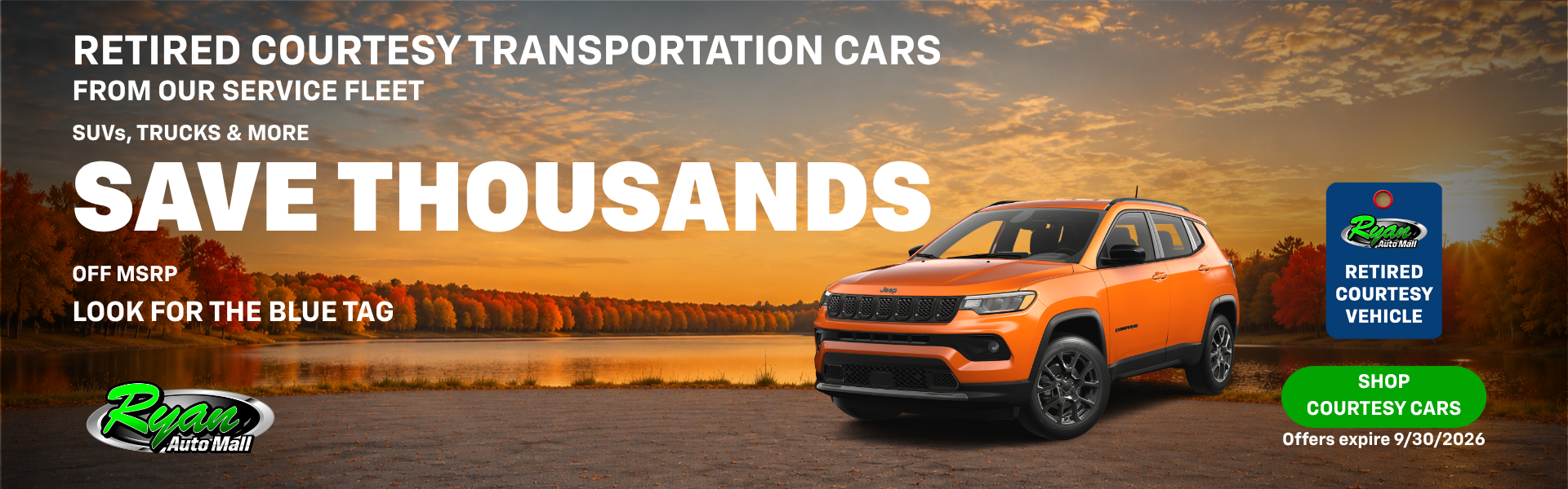 Ryan Auto Mall’s Retired Courtesy Transportation Cars