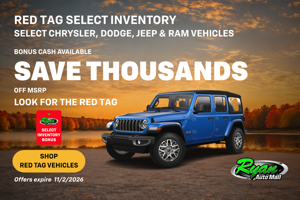 Ryan Auto Mall's Red Tag Select Inventory